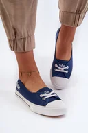 Trampki damskie - Trampki Tenisówki Damskie Granatowe Lee Cooper LCW-23-31-1789L - Zazoo - miniaturka - grafika 1