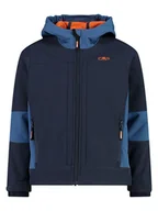 Kurtki i płaszcze dla chłopców - CMP Kurtka softshellowa w kolorze granatowo-niebieskim - miniaturka - grafika 1
