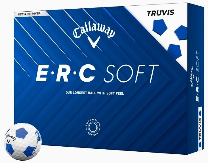 Piłki golfowe Callaway ERC Soft 2025 Truvis Blue, 12, ERC Soft