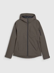 4F Kurtka przejściowa membrana 8000 męska - brązowa 3XL - Kurtki i kamizelki sportowe męskie - miniaturka - grafika 1