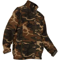 Odzież trekkingowa dziecięca - Polar dla dzieci Solognac 100 camo - miniaturka - grafika 1