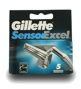Gillette Sensor Excel wkłady do maszynki 5 sztuk - Maszynki do golenia i wkłady - miniaturka - grafika 1