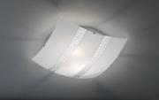Lampy sufitowe - Trio Oświetlenie NIKOSIA Lampa Sufitowa Srebrny, 2-punktowe 608700289 - miniaturka - grafika 1