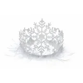 Ozdoby bożonarodzeniowe - Tiara śnieżynki 12 cm - miniaturka - grafika 1