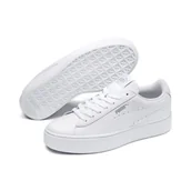 Buty trekkingowe damskie - Podwyższone damskie buty sportowe PUMA Vikky PUMA White - miniaturka - grafika 1