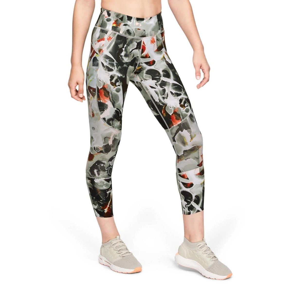Legginsy damskie Under Armour SpeedPocket Printed Run Crop -S