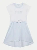 Sukienki i spódniczki dla dziewczynek - Guess Sukienka codzienna J5GK13 K6YW4 Biały Regular Fit - miniaturka - grafika 1