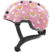 Kaski rowerowe - Kask ABUS Skurb Kid Foxes Różowy dla Dzieci ( S) - miniaturka - grafika 1