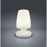 Lampy ogrodowe - Trio Leuchten Nowoczesne lampy stołowe zewnętrzne białe akumulatorowe - Alejandro - miniaturka - grafika 1