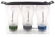Kosmetyczki, organizery i kuferki - Lifeventure Podróżne pojemniki na płyny do samolotu Lifeventure Silicone Flight Bottle Set - miniaturka - grafika 1
