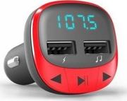 Transmitery FM - Energy Sistem Car FM Transmitter Red 448258 - miniaturka - grafika 1