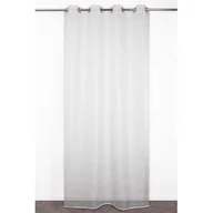 Firany - Firana na przelotkach 140 x 240 cm srebrna - miniaturka - grafika 1