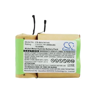 Black&Decker V3610 / 5100363-03 3000mAh 10.80Wh Ni-MH 3.6V (Cameron Sino) - Akcesoria do robotów sprzątających - miniaturka - grafika 1