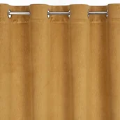 Zasłony - Zasłona Velvet Lili 140 x 250 Przelotka Złoty - miniaturka - grafika 1