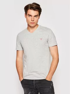 Koszulki męskie - GUESS T-Shirt M1RI37 I3Z11 Szary Slim Fit - grafika 1