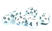Gry planszowe - Kostki RPG Biały Zestaw 10 Kości Kostek K24 K30 - miniaturka - grafika 1