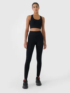 4F Legginsy treningowe bezszwowe damskie - czarne XS/S - Legginsy 4F Legginsy treningowe bezszwowe damskie - czarne XS/S - Legginsy - miniaturka - grafika 1