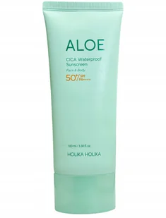 HOLIKA HOLIKA_Aloe Cica Waterproof Sunscreen krem przeciwsłoneczny do ciała i twarzy SPF50+ PA++++ 100ml - Balsamy i kremy do opalania - miniaturka - grafika 1