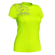 Koszulki i topy damskie - Joma Damska koszulka Elite VIII Running Night fluorescencyjny żółty S - miniaturka - grafika 1