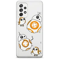 Etui i futerały do telefonów - ERT GROUP etui na telefon Samsung A52 5G / A52 LTE 4G / A52S 5G, case oryginalny i oficjalnie licencjonowany przez Star Wars, wzór BB 8 010, optymalnie dopasowane, plecki z TPU częściowo przeźroczyste - miniaturka - grafika 1