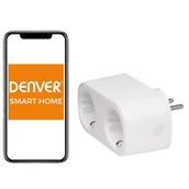 Systemy inteligentnych domów - Denver Przejściówka do wtyczki Denver Electronics Biały dshp200 - miniaturka - grafika 1