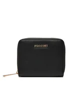 Portfele - Puccini Mały Portfel Damski BLP838A Czarny - miniaturka - grafika 1