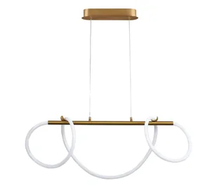 LED Żyrandol na lince EMMA LED/38W/230V złoty - Lampy sufitowe - miniaturka - grafika 1