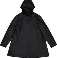 Kurtki i kamizelki sportowe damskie - Rains damski płaszcz przeciwdeszczowy A-LINE W JACKET W3 18050 01 BLACK S - miniaturka - grafika 1