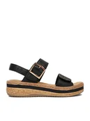 Sandały damskie - Rieker Sandały CEO-V0951-00 Czarny - miniaturka - grafika 1