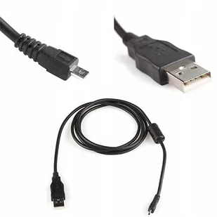 KABEL USB DO PANASONIC LUMIX DMC-TZ57 DMC TZ57 TRANSMISJA DANYCH - Kable - miniaturka - grafika 1
