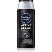 Szampony do włosów - Nivea Men Active Clean Shampoo 250ml M Szampon do włosów 54501 - miniaturka - grafika 1