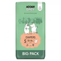 Muumi Baby Moomin Baby, Pieluszki 5 Maxi (10-16 kg), Eko Big Pack 60 szt. - Pieluchy - miniaturka - grafika 1