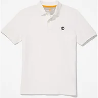 Koszulki męskie - polo uomo timberland tb0a6bx4 millers river 1001 white - miniaturka - grafika 1