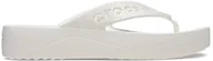 Klapki i japonki damskie - Crocs Klapki damskie Baya Platform, biały, 38/39 EU - miniaturka - grafika 1