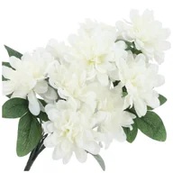 Sztuczne kwiaty - Bukiet 9 Dalia Duża Biel KR289A - miniaturka - grafika 1