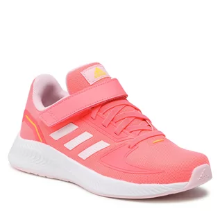 Buty sportowe damskie - Adidas Buty Runfalcon 2.0 El K GV7754 Acid Red/Cloud White/Clear Pink - grafika 1