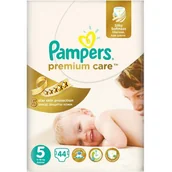 Pieluchy - Pampers Pieluchy Premium Care VP 5 Junior 44 szt 0214109 - miniaturka - grafika 1