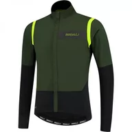 Kurtki męskie - Męska Kurtka Rowerowa Rogelli Winterjacket Infinite | Green/Fluor - Rozmiar Xl - miniaturka - grafika 1