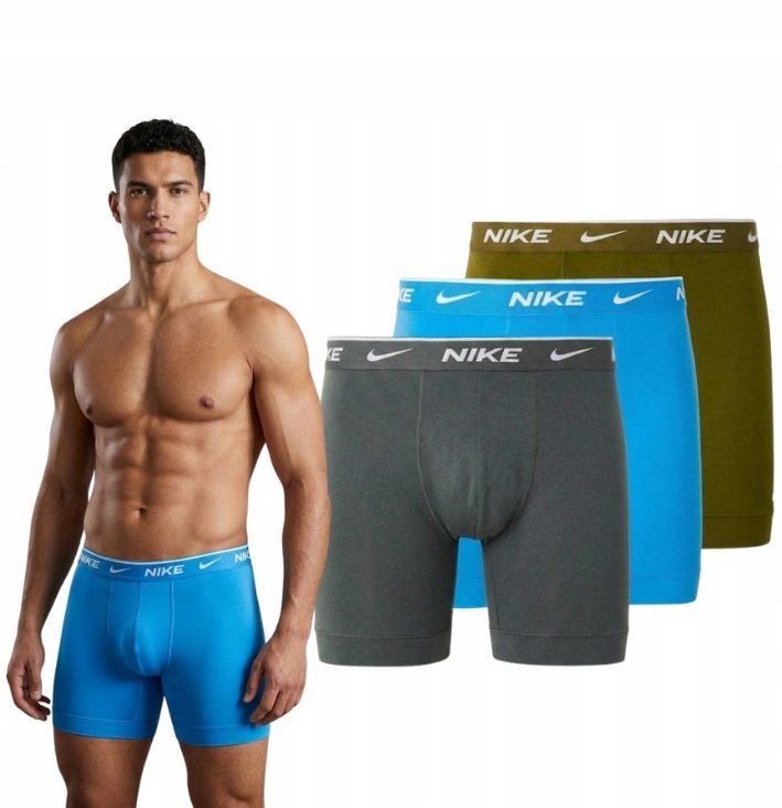 Bielizna NIKE EVERYDAY COTTON BOXER 3PAK (0000KE1007-426) M