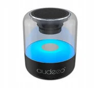 Głośniki przenośne - Bezprzewodowy głośnik Audeeo AO-SPK1-BK, 5 W - miniaturka - grafika 1