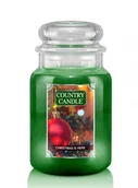 Świece - Świeca zapachowa COUNTRY CANDLE Christmas is here, duży słoik, 680 g, 2 knoty - miniaturka - grafika 1