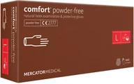 Rękawiczki jednorazowe - Mercator Medical Mercator Latex comfort rękawice lateksowe bezpudrowe rozmiar XL 100 sztuk 1150409 - miniaturka - grafika 1