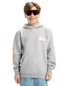 Bluzy dla chłopców - Quiksilver Chłopięca bluza z kapturem Omni Logo Młodzieżowy sweter (1 szt.) - miniaturka - grafika 1