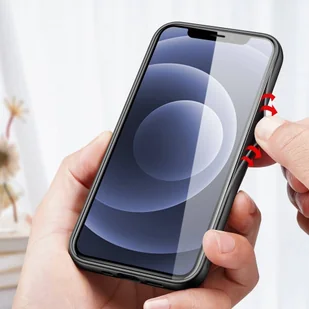 Dux Ducis Fino etui pokrowiec pokryty nylonowym materiałem iPhone 13 mini szary - Etui i futerały do telefonów - miniaturka - grafika 8