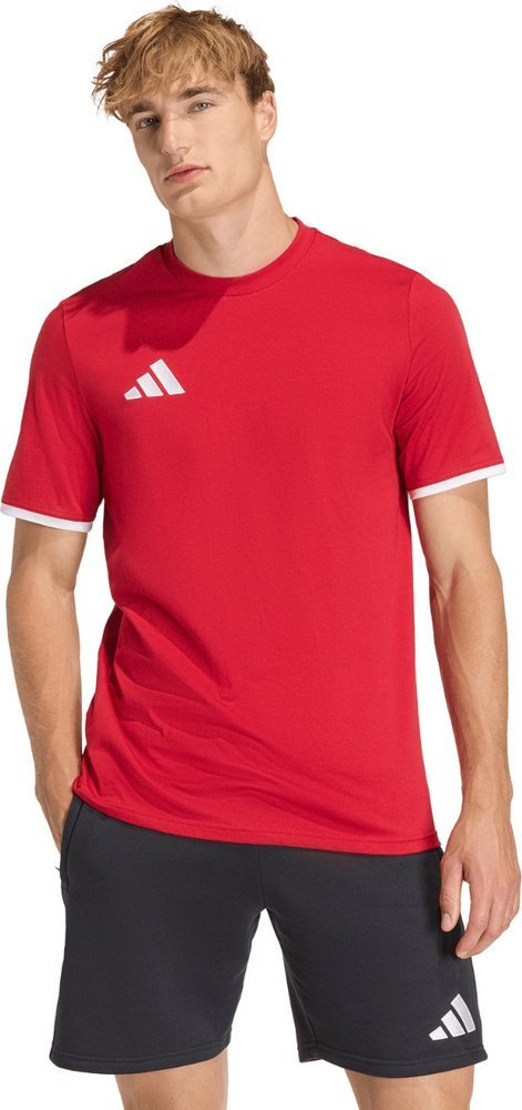 Koszulka męska adidas Entrada 26 Tee czerwona JZ6676 XL