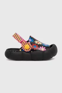 Buty dla dziewczynek - Melissa klapki dziecięce CRIATURA + FABULA BB kolor czarny - grafika 1