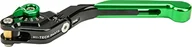 Części motocyklowe - Puig Składana przedłużana dźwignia sprzęgła 3.0. Czarna/Select.Green/Extend.Green - miniaturka - grafika 1