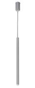 Lampy sufitowe - Sigma Sopel Prosty lampa wisząca 1-punktowa srebrna 33148 - miniaturka - grafika 1