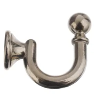 Akcesoria do wystroju okien - Haczyk do upięcia zasłon Classico srebrny 45 mm - miniaturka - grafika 1