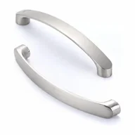 Meble modułowe i akcesoria - Uchwyt Do Mebli Srebrny Łuk 128mm - miniaturka - grafika 1